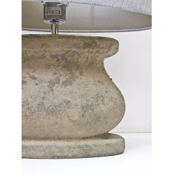 Lampa ceramiczna Rustykalna betonowa 50cm